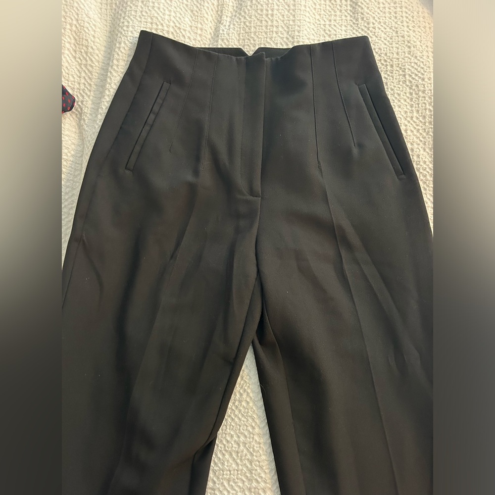 Black High-Waisted Trousers